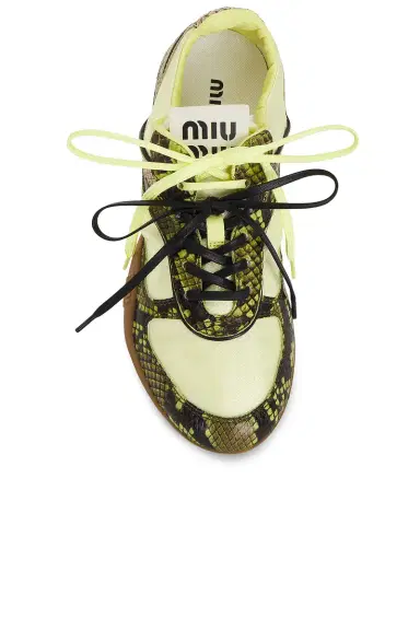 Miu Miu Nylon & Ayers Sneaker | Thumbnail 4 Miu Miu Nylon & Ayers Sneaker | Thumbnail 4