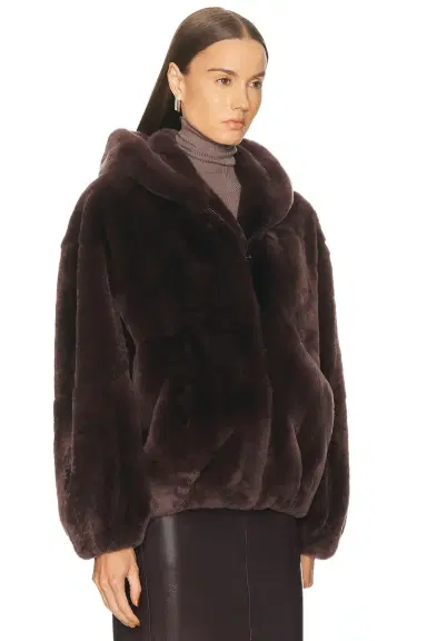 Yves Salomon Hooded Reversible Jacket | Thumbnail 3