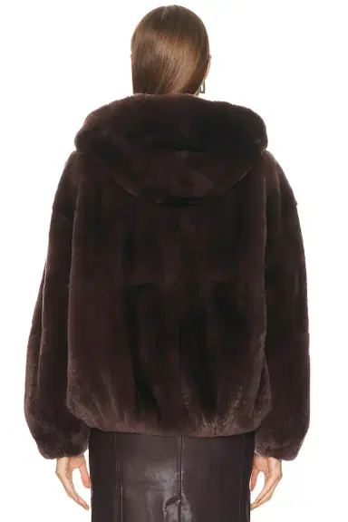 Yves Salomon Hooded Reversible Jacket | Thumbnail 4