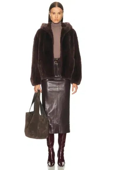 Yves Salomon Hooded Reversible Jacket | Thumbnail 5