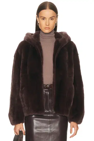 Yves Salomon Hooded Reversible Jacket | Thumbnail 1