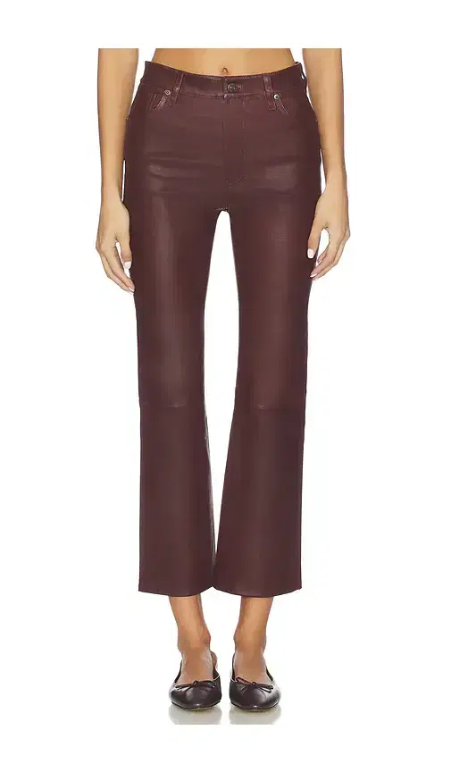 FRAME Leather Reboot Crop Pant