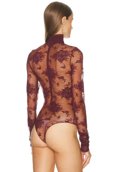 The Andamane Ziggy Lace Turtleneck Bodysuit | Thumbnail 4 The Andamane Ziggy Lace Turtleneck Bodysuit | Thumbnail 4