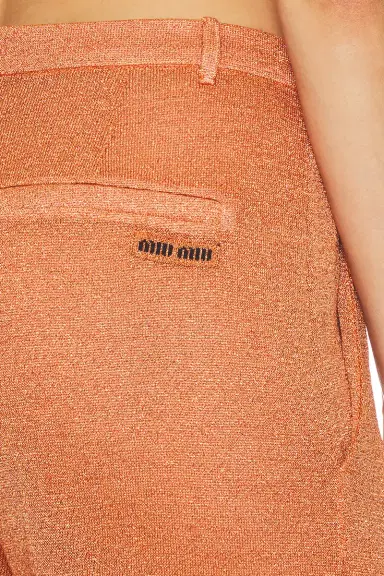 Miu Miu Wide Leg Trouser | Thumbnail 6 Miu Miu Wide Leg Trouser | Thumbnail 6