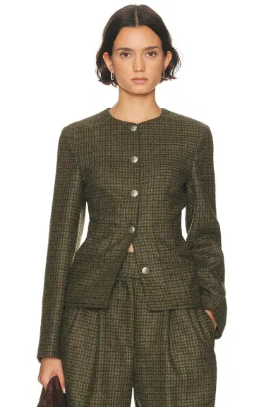 BODE Morris Houndstooth Rice Jacket | Thumbnail 1