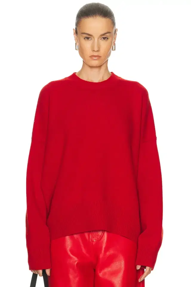 Brushed Wool Crewneck Sweater