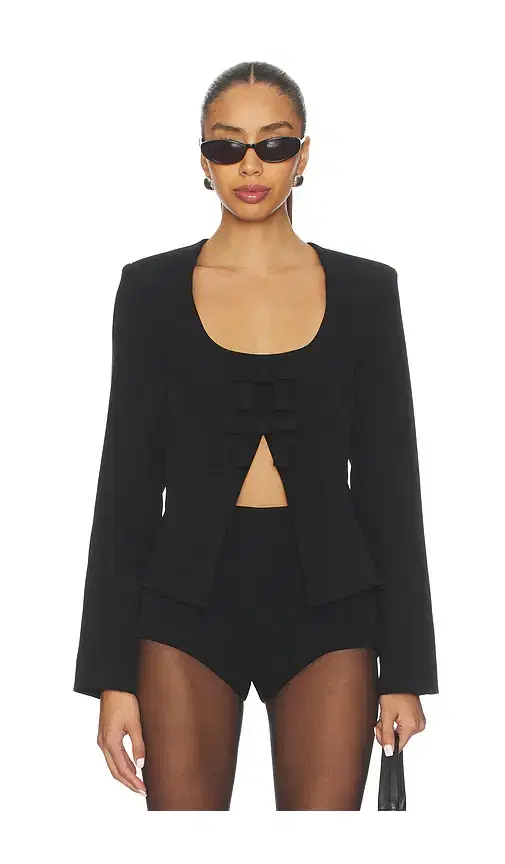 MORE TO COME Alicia Bow Front Top