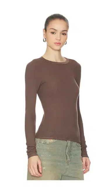 ENZA COSTA Silk Rib Essential Crew | Thumbnail 2 ENZA COSTA Silk Rib Essential Crew | Thumbnail 2
