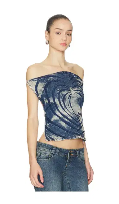 Masha Popova Love Heart Bandana Top | Thumbnail 2