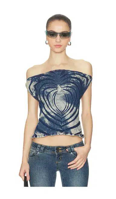 Masha Popova Love Heart Bandana Top | Thumbnail 1