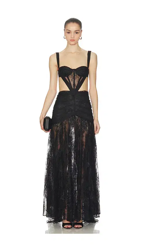 PatBO Laila Lace Cut Out Gown