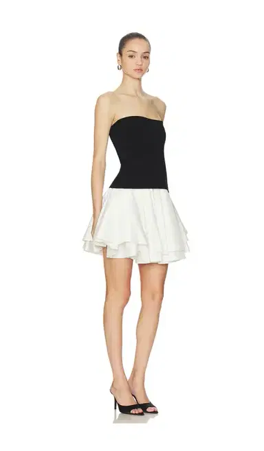 Simkhai Isabelle Strapless Mini Dress | Thumbnail 2 Simkhai Isabelle Strapless Mini Dress | Thumbnail 2