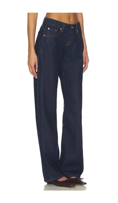 7 For All Mankind Low Straight Leg Jeans | Thumbnail 2 7 For All Mankind Low Straight Leg Jeans | Thumbnail 2