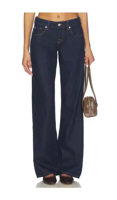 7 For All Mankind Low Straight Leg Jeans | Thumbnail 1 7 For All Mankind Low Straight Leg Jeans | Thumbnail 1