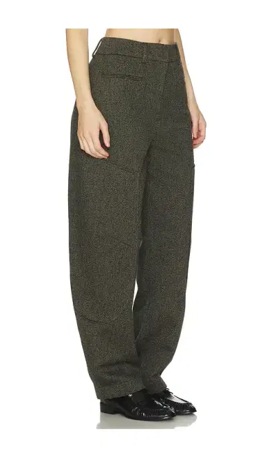 Ganni Mouline Suiting Curved Pant | Thumbnail 2 Ganni Mouline Suiting Curved Pant | Thumbnail 2