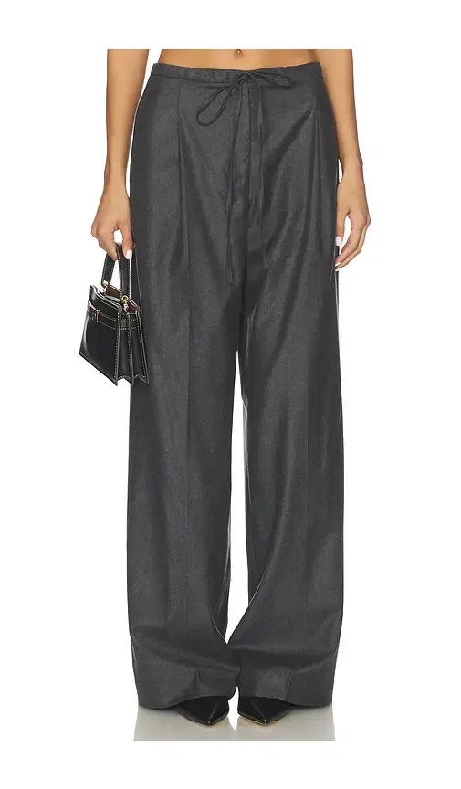 Relaxed Soft Wool Trousers