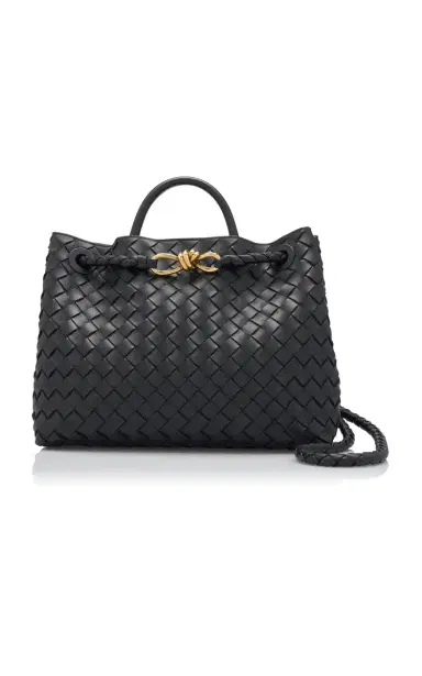 Bottega Veneta Medium Andiamo Intrecciato Leather Tote Bag | Thumbnail 1