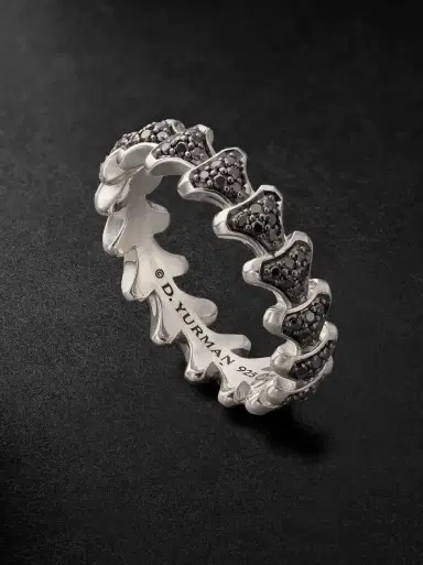 David Yurman Armory Sterling Silver Diamond Ring - Men | Thumbnail 1