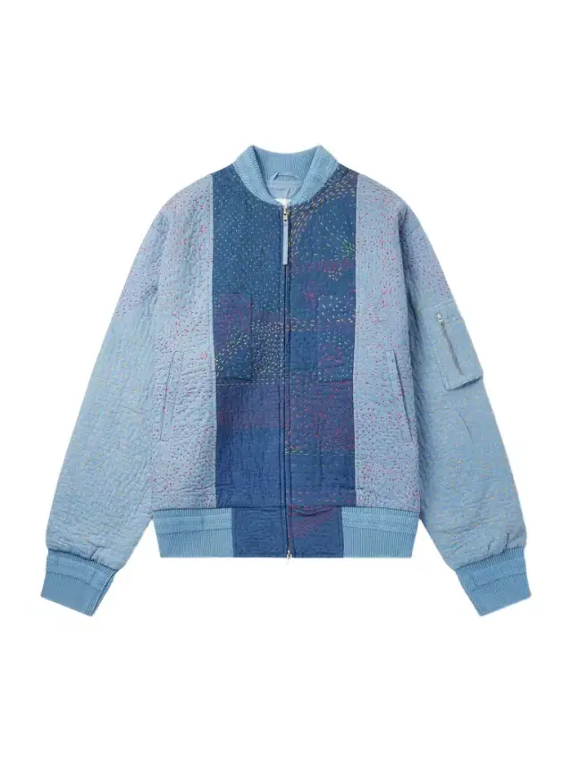 Max Kantha-Embroidered Cotton Bomber Jacket - Men