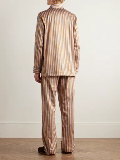 Derek Rose Wellington Striped Cotton-Poplin Pyjama Set - Men | Thumbnail 3