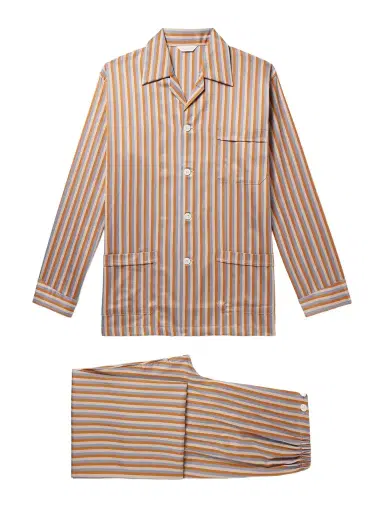 Derek Rose Wellington Striped Cotton-Poplin Pyjama Set - Men | Thumbnail 1