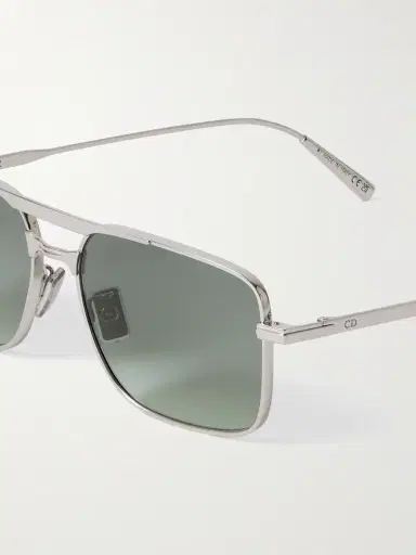 DIOR Eyewear DiorBlackSuit S17U D-Frame Silver-Tone Sunglasses - Men | Thumbnail 3 DIOR Eyewear DiorBlackSuit S17U D-Frame Silver-Tone Sunglasses - Men | Thumbnail 3