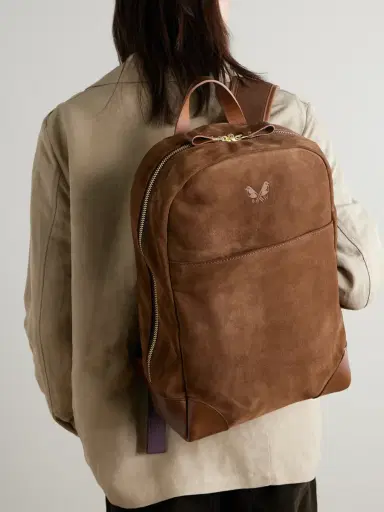 Bennett Winch Leather-Trimmed Suede Backpack - Men | Thumbnail 2 Bennett Winch Leather-Trimmed Suede Backpack - Men | Thumbnail 2