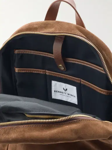 Bennett Winch Leather-Trimmed Suede Backpack - Men | Thumbnail 5 Bennett Winch Leather-Trimmed Suede Backpack - Men | Thumbnail 5