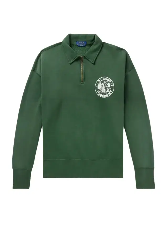 Polo Ralph Lauren Logo-Print Cotton-Blend Jersey Half-Zip Sweatshirt - Men