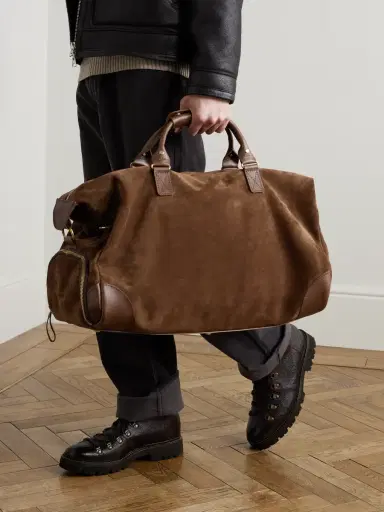 Bennett Winch Suede Weekend Bag - Men | Thumbnail 2 Bennett Winch Suede Weekend Bag - Men | Thumbnail 2
