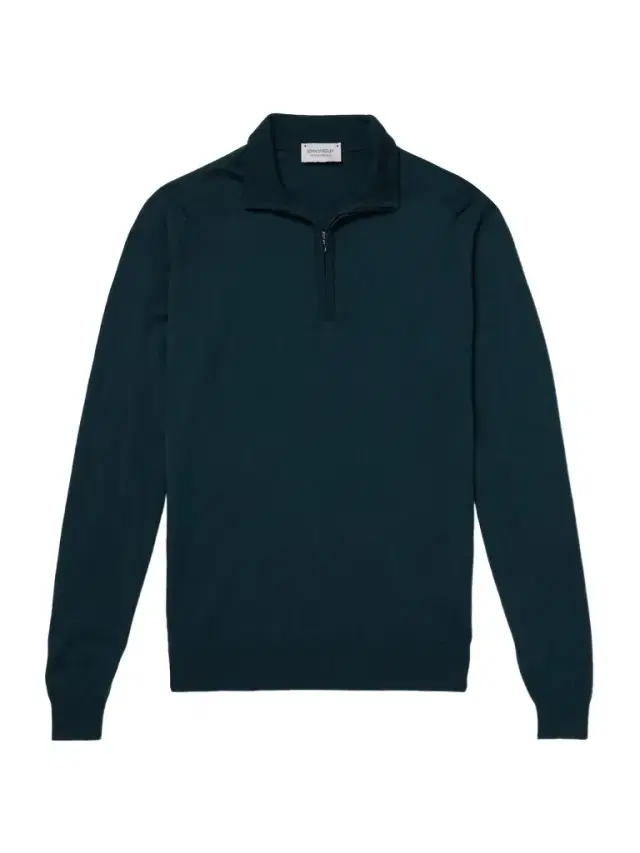 Tapton Slim-Fit Merino Wool Half-Zip Sweater - Men