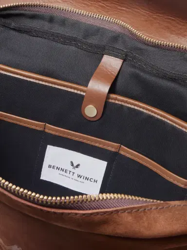Bennett Winch Suede and Leather Briefcase - Men | Thumbnail 5 Bennett Winch Suede and Leather Briefcase - Men | Thumbnail 5