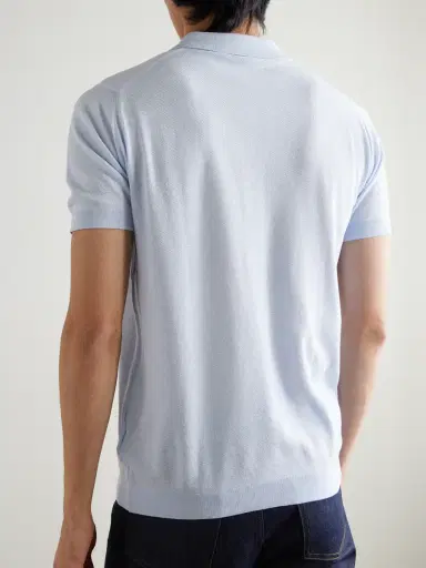 John Smedley Roth Slim-Fit Sea Island Cotton Polo Shirt - Men | Thumbnail 4