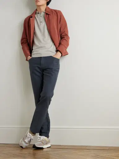 John Smedley Roth Slim-Fit Sea Island Cotton Polo Shirt - Men | Thumbnail 2