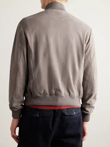 Altea Lennox Suede Bomber Jacket - Men | Thumbnail 3