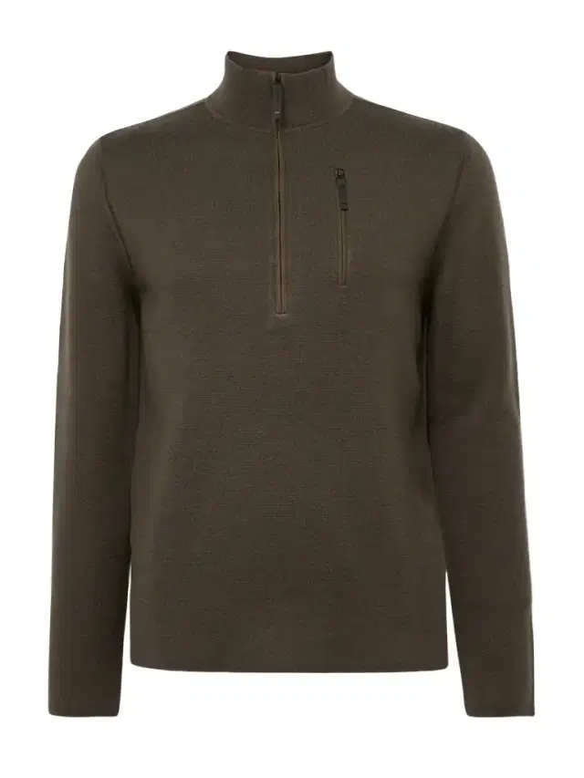 Aztech Mountain Matterhorn Shell-Trimmed Wool Half-Zip Sweater - Men