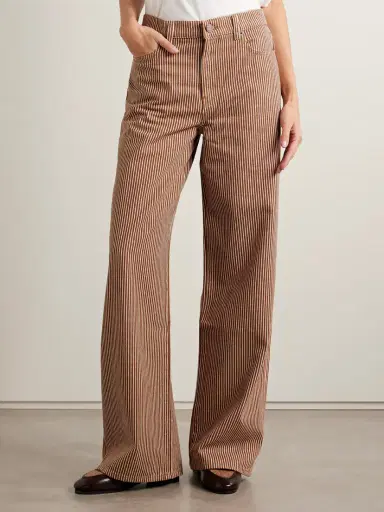 La Ligne Isadora Striped Cotton Wide-leg Pants | Thumbnail 3 La Ligne Isadora Striped Cotton Wide-leg Pants | Thumbnail 3
