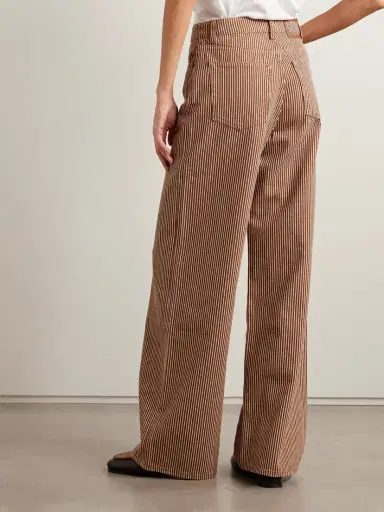 La Ligne Isadora Striped Cotton Wide-leg Pants | Thumbnail 4 La Ligne Isadora Striped Cotton Wide-leg Pants | Thumbnail 4