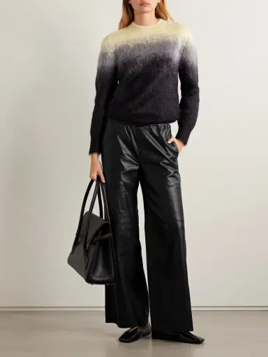 La Ligne Colby Leather Wide-leg Pants | Thumbnail 2