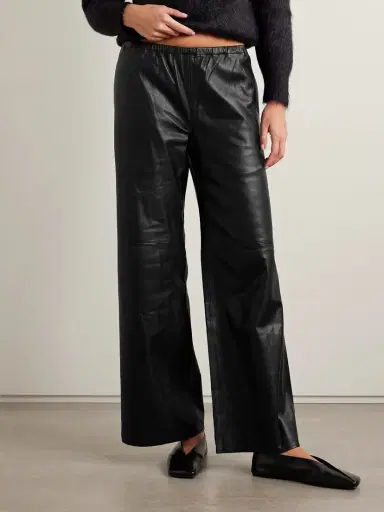 La Ligne Colby Leather Wide-leg Pants | Thumbnail 3