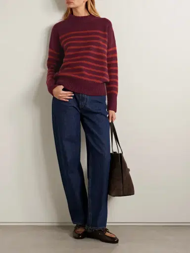 La Ligne Marin Striped Wool And Cashmere-blend Sweater | Thumbnail 2 La Ligne Marin Striped Wool And Cashmere-blend Sweater | Thumbnail 2