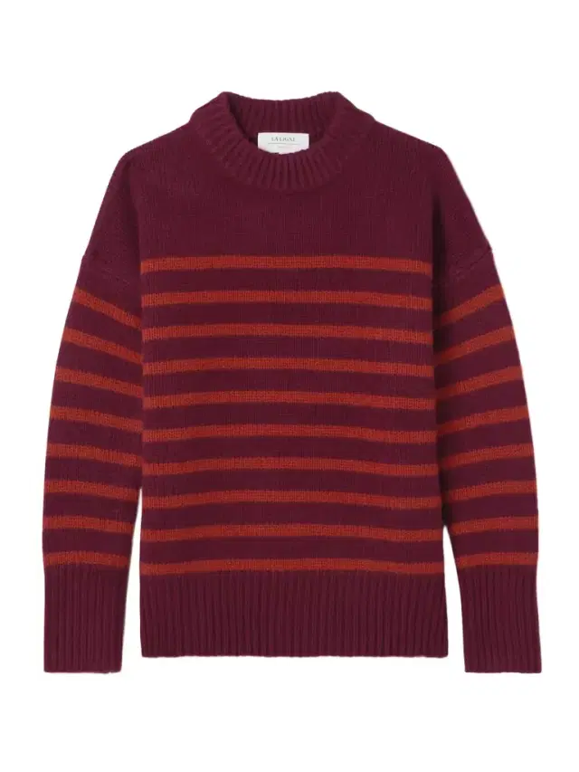 Marin Striped Wool And Cashmere-blend Sweater