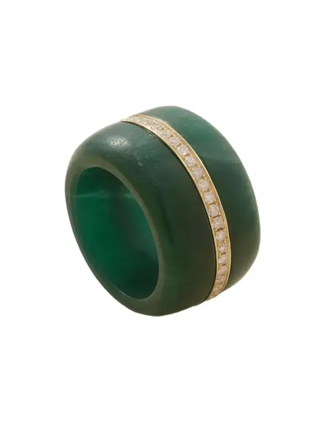 By Pariah Pebble 14-karat Gold, Chalcedony And Diamond Ring