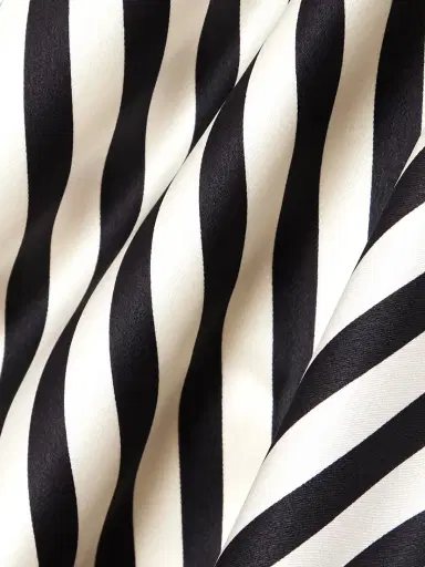 Olivia von Halle Nika Belted Striped Silk-satin Robe | Thumbnail 4