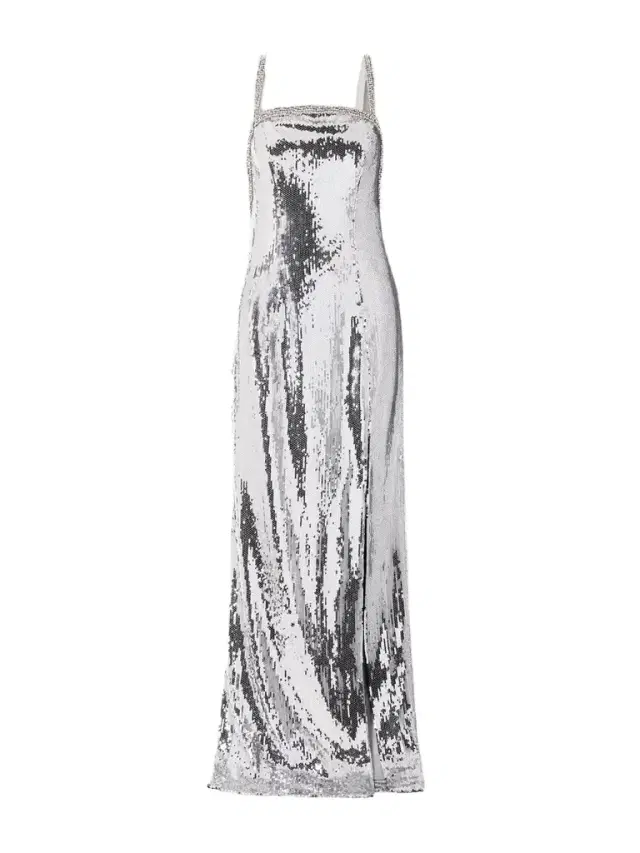 Olympia Open-back Crystal-embellished Sequined Mesh Gown