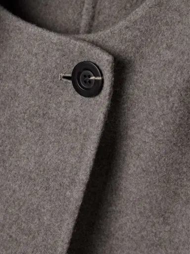 The Row Justino Scarf-detailed Cape-effect Wool Coat | Thumbnail 5
