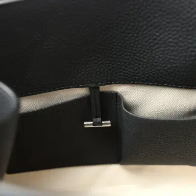 The Row The Row Soft Margaux 12 Bag Black Calfskin Silver Hardware | Thumbnail 9 The Row The Row Soft Margaux 12 Bag Black Calfskin Silver Hardware | Thumbnail 9
