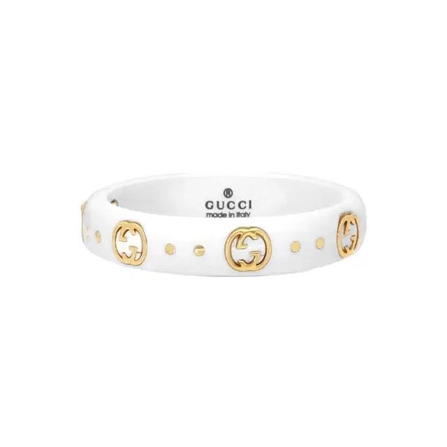 Gucci Gucci Icon 18K Yellow Gold & Zirconia Band Ring YBC679262002011 - by The Solist
