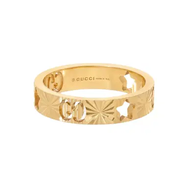 Gucci Gucci Icon 18K Yellow Gold Band Ring YBC727729001009 - by The Solist | Thumbnail 1