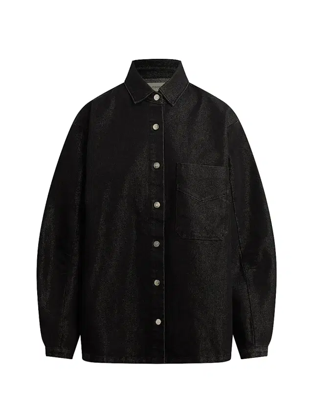Hudson Jeans Women's Cotton-Blend Barrel-Sleeve Jacket - Metallic Rinse